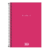 Caderno 1/4 Tilibra Neon Espiral S/ Pauta 80 Fls Pink