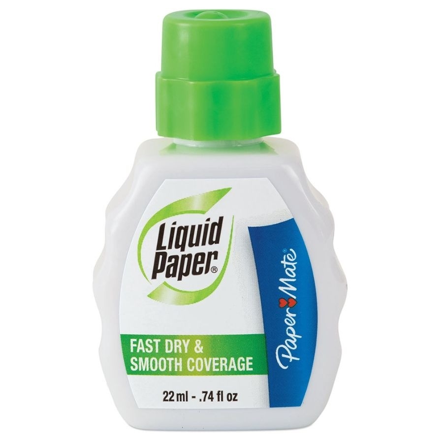 papelaria escritorio blister com 1 corretivo liquido frasco paper mate base  solvente - Busca na Criar e Organizar - Loja Online