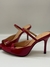 MULE LUIZA BARCELOS EM VERNIZ - VERMELHO - comprar online