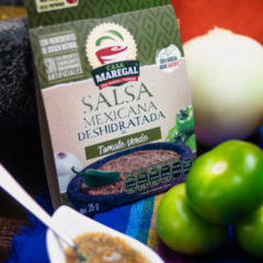Salsa Deshidratada: Tomate Verde y Jalapeño (Caja 12 piezas) en internet
