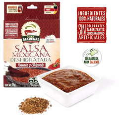 Salsa Deshidratada: Tomate y Chipotle (Caja 12 piezas)