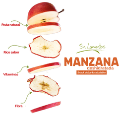 Manzana Deshidratada 15g (Caja 8 piezas) en internet