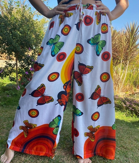 Calça hotsell pantalona hippie