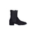 BOTA CANO CURTO ELÁSTICO LATERAL COURO NOBUCK PRETO