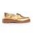 LOAFER METAL SOLADO TRATORADO COURO CRISTAL OURO