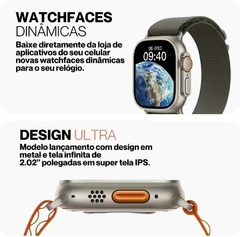 Relógio Inteligente Smartwatch Ultra 49mm Maçã serie 8 RE - Proinfo