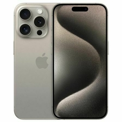 iPhone 15 Pro Apple (128GB) Titânio Natural, Tela de 6,1", 5G e Câmera de 48MP - comprar online