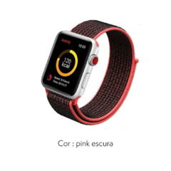 Pulseira de Nylon Nova compatível com Apple Watch Series 42mm / 44mm / 45mm  / 49mm