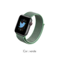 Pulseira L.V. Vermelha para Apple Watch