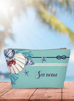 NECESSAIRE FEMININA PERSONALIZADA ESTAMPA BLUE MARINE