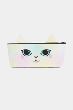 ESTOJO INFANTIL COM ORELHAS DE GATINHO PORTA LAPIS - comprar online