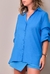 Camisa Oversize Multiformas Azul na internet