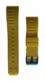 Malla Reloj Cat Barricade LK Amarilla 22mm Hebilla Color Acero