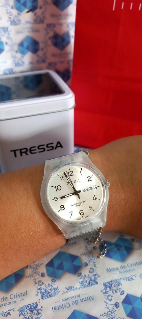 Reloj Tressa Chess Alma de Cristal accesorios