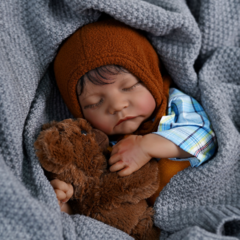 Bebê Reborn menino/ menina Realista 3 D 45 cm - Tatuka