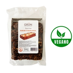 BARRITA VEGANA CACAO Y NARANJA 200 GR GRÜN