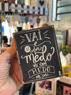 Box Se Der Medo 8x10 - comprar online