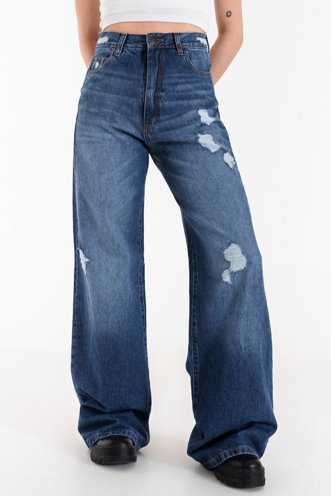 Jean Mujer Riffle Wide leg Hudson RIFFLE JEANS OUTLET