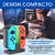 Carregador Joy-con Base Suporte Nintendo Switch Dock Com Led - loja online