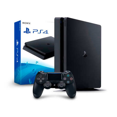 Console Sony PS4 + Jogo God of War Ragnarök, 1TB, Preto - CUH