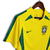 CAMISA RETRÔ BRASIL 2002 COPA DO MUNDO MASCULINA - AMARELA E VERDE en internet