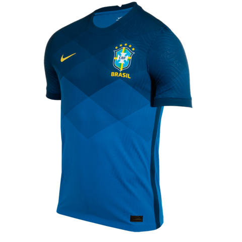 isa Seleção Brasil II 20/21 Torcedor Nike Masculina - Azul+amarelo