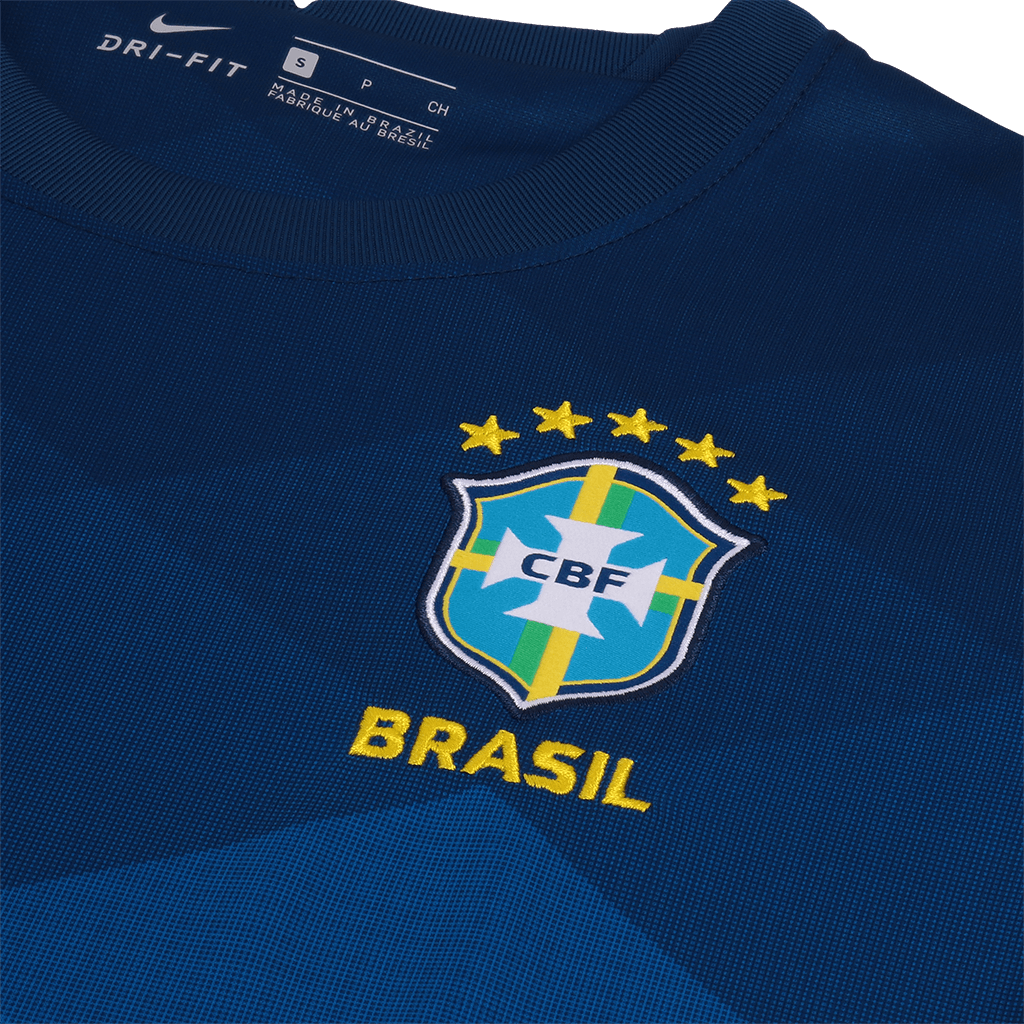 Camisa Seleção Brasil II 20/21 Torcedor Nike Feminina - Azul+amarelo