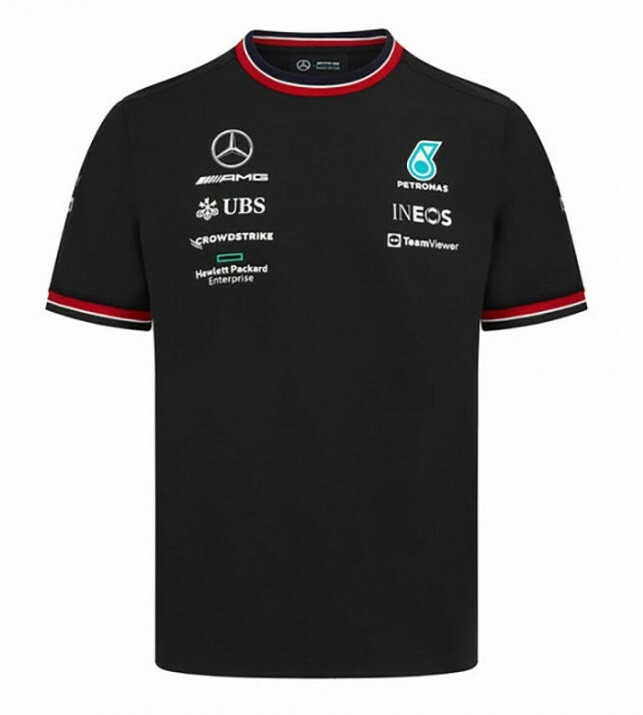 CAMISA MERCEDES AMG PETRONAS F1 TEAM 2020 PRETA