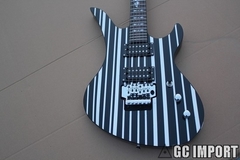 Guitarra Schecter Synyster Gates Black White A7X Replica Chinesa