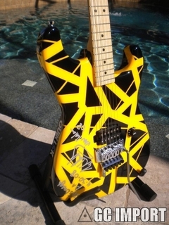 Guitarra Charvel EVH Eddie Van Halen Frankstein Black/Yellow Replica Chinesa - comprar online