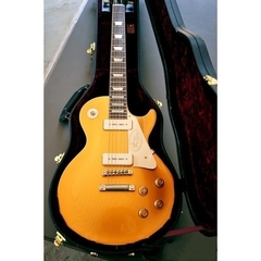 Guitarra Elétrica Les Paul Custom Gold Top Vos P90 Replica Chinesa