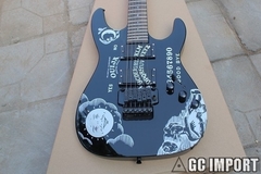 Guitarra ESP Custom Shop Kirk Hammett KH-2 Ouija Black Replica Chinesa na internet
