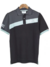Camiseta Polo Bianchi Stripe Masculina Celeste