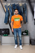 T-SHIRT LACOSTE REGULAR FIT - LARANJA na internet