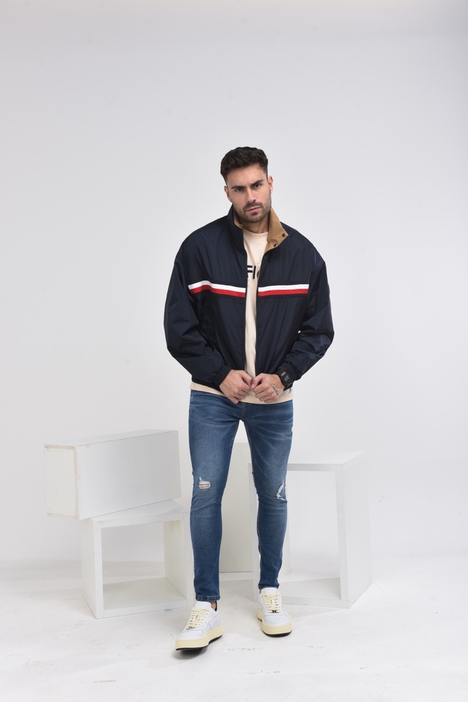 Jaqueta bege tommy hilfiger sales