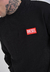 BLUSA MOLETOM DIESEL S-NLABEL-L1 SWEAT GOLA REDONDA - PRETO - JP store