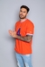 T-SHIRT LA MARTINA GOLA REDONDA N° 4 - LARANJA