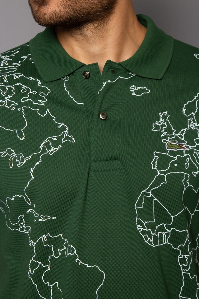 Lacoste best sale verde polo
