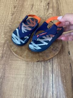 Chinelo azul e laranja (Rider) - comprar online