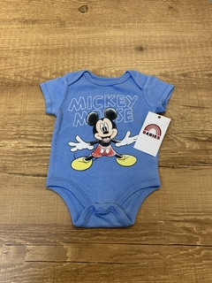 Body azul - mickey mouse (Disney baby)