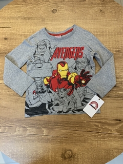 Camiseta manga longa cinza ´Avengers´ (Marvel)