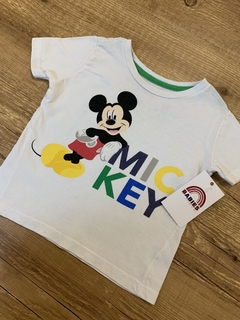 Camiseta branca - mickey colorido (Disney) - comprar online