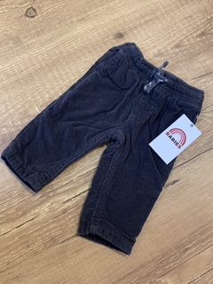 Calça canelada de veludo cinza chumbo (Carter's) - comprar online