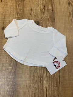 Blusinha canelada branca basica (babyGAP) - comprar online