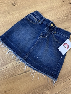 Saia jeans azul escuro (Old Navy) - comprar online