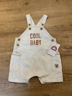 Jardineira de linho bege ´Cool baby´(Sonho mágico)