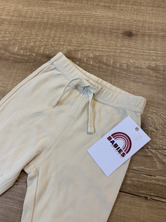 Calça bege basica com cordãozinho - comprar online