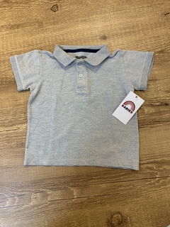 Camisa gola polo cinza basica (Pool)