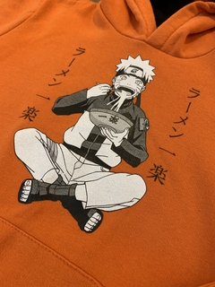 Blusa moletom com capuz laranja (Naruto) - comprar online