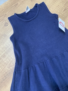 Vestido moletom azul marinho (BNX) - comprar online